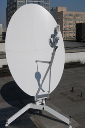 1.8m C band manual Flyaway antenna for live broadcasting